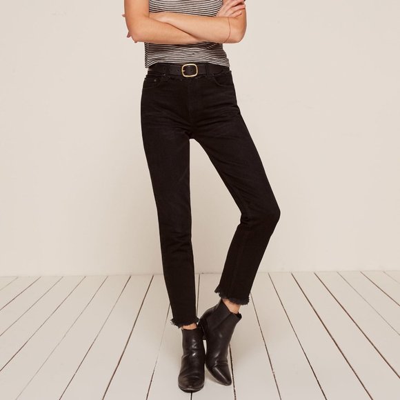 Reformation Denim - Reformation Julia Cigarette Jeans in Euphrates